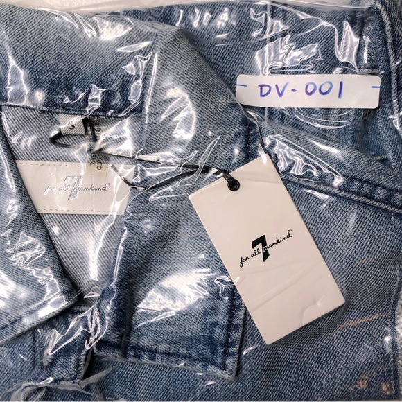 7 For All Mankind Women’s Premium Denim Tailored Stretch Vest NEW with Tags (S) - Picture 11 of 11